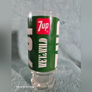 Vintage 7-UP The Uncola Wet & Wild Drinking Glass